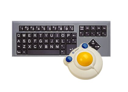 BigTrack & BigKeys Combo - LX Black/QWERTY