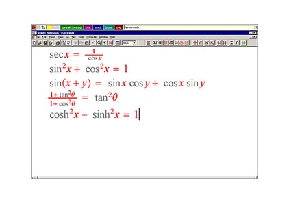 MathTalk With Scientific Notebook