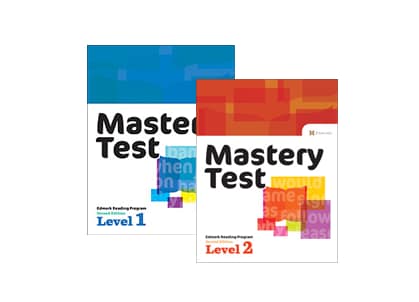 Edmark Reading Program (Print) Mastery Tests