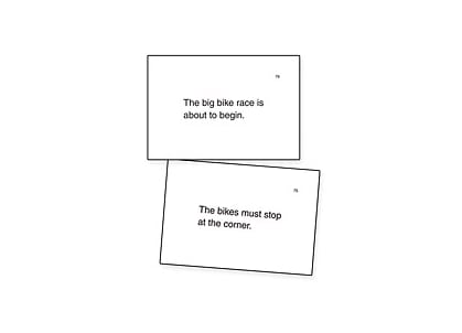 Edmark Reading Program (Print) Phrase Cards