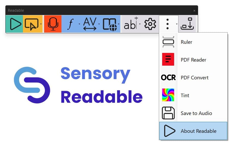 View Product - Sensory Readable Suite for Windows